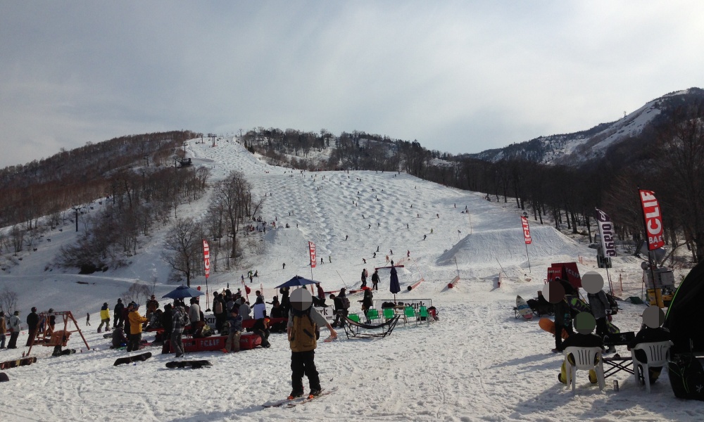 スキー場イベント風景